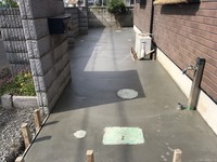 小美玉市 外構工事 舗装工事 その2