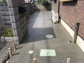小美玉市 外構工事 舗装工事 その2