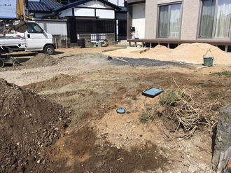 石岡市 外構工事 I様 その1