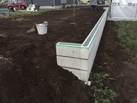 つくば市 外構工事 ブロック積み T様