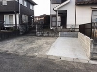 石岡市 外構工事 駐車場工事 D様