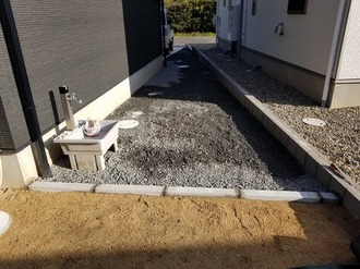 土浦市 外構工事 雑草対策 I様