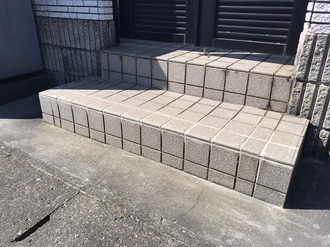 笠間市 外構工事 タイル修理 K様