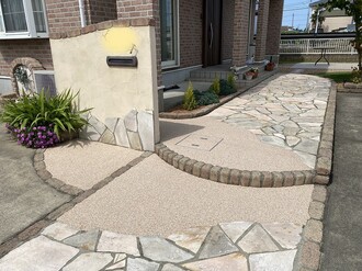 小美玉市 外構工事 リンクストーン S様