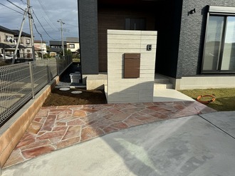 石岡市 新築外構工事 H様
