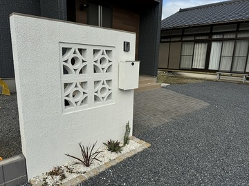 
              笠間市　新築外構工事　I様