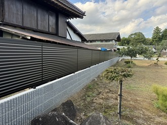 石岡市 ブロックフェンス工事 I様