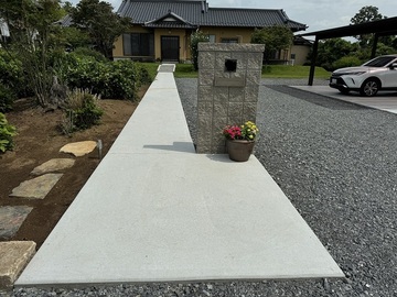 
              小美玉市　外構工事　Ｔ様