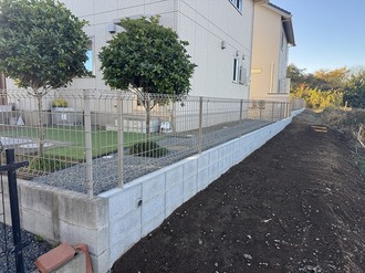 石岡市　フェンス工事　Y様